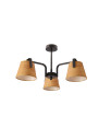 Lampa wisząca E14 3xE14 żółty 55 cm