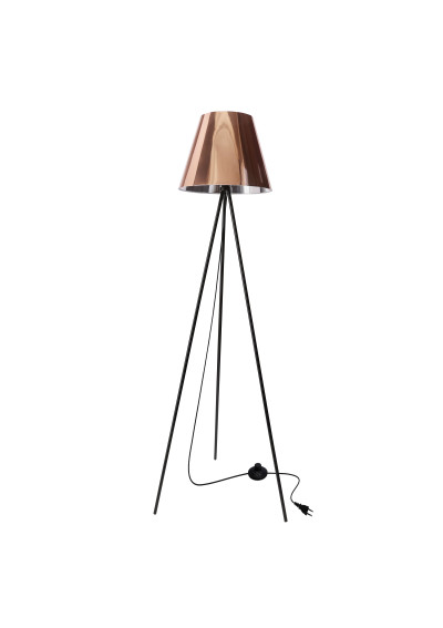 Lampa podłogowa Platino 1xE27 miedziany 150 cm