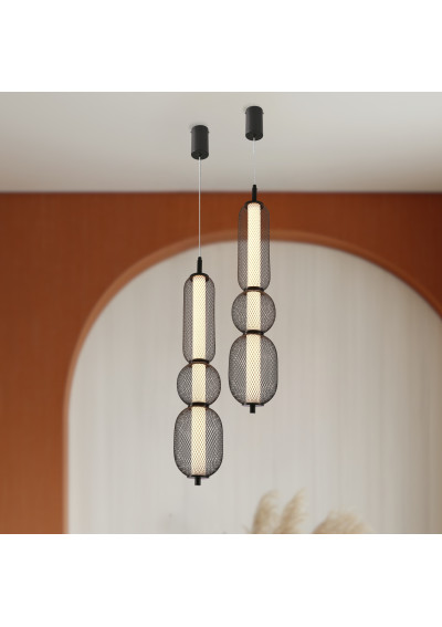 Puma pendant light 15 W LED 3000 K black 14 cm - product image 1