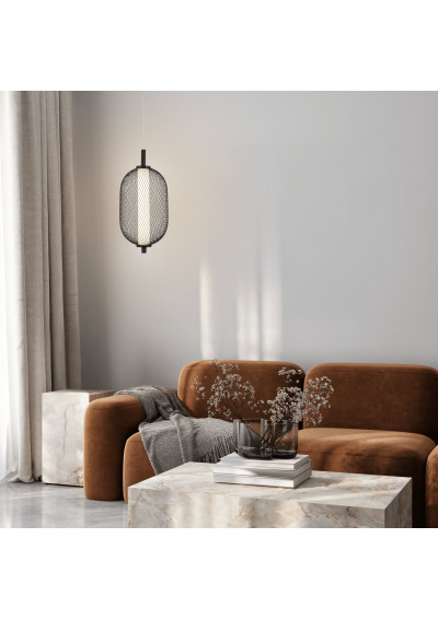Puma pendant light 10 W LED 3000 K black 15 cm - product image 2
