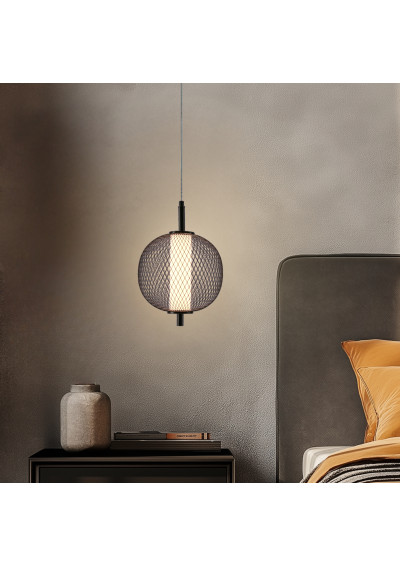 Puma pendant light 10 W LED 3000 K black 20 cm - product image 1