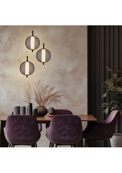 Lampa wisząca Puma 10 W LED 3000 K czarny 20 cm - zdjęcie produktu 2