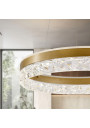 Lampa wisząca Frozi 32 W LED 3000 K złoty 50 cm