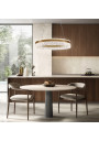 Frozi pendant light 32 W LED 3000 K gold 50 cm - product image 3