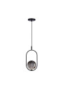 Cordel pendant light 1xG9 black 18,5 cm