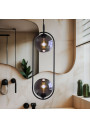 Cordel pendant light 2xG9 matt black 18,5 cm - product image 2
