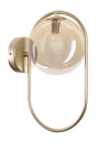 Cordel wall light 1xG9 złoto brown 22 cm