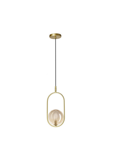 Lampa wisząca Cordel 1xG9 złoty 18,5 cm