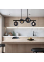 G9 ceiling light 4xG9 black 59 cm - product image 2