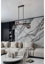 G9 ceiling light 4xG9 black 59 cm - product image 3