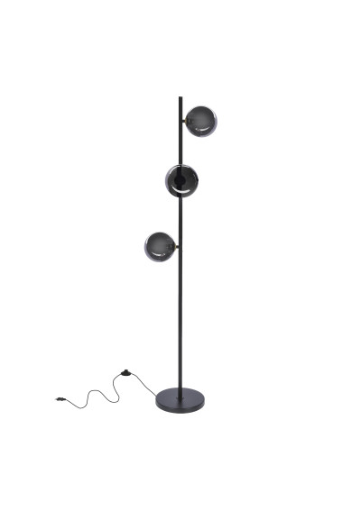 G9 floor lamp 3xG9 black 150 cm