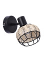 E14 wall light 1xE14 black 18 cm