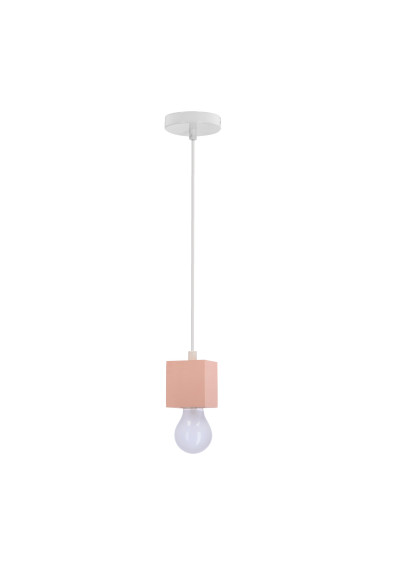 Cubick pendant light 1xE27 pink 6,5 cm