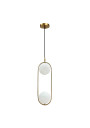 Lampa wisząca G9 G9 złoty 18,5 cm