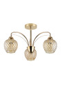 Tobias ceiling light 3xE27 gold 55 cm