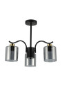 Visto pendant light 3xE27 black 52 cm