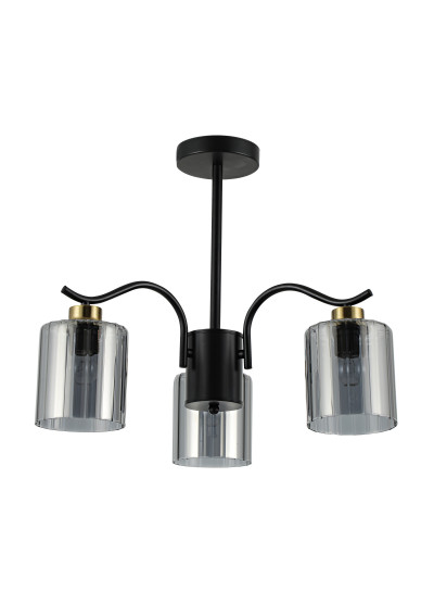 Lampa wisząca Visto 3xE27 czarny 52 cm