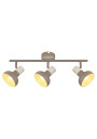Puerto ceiling light 3xE14 brown 53 cm