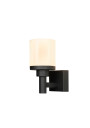 Ip65 outdoor wall light 12 W LED 3000 K black 18 cm