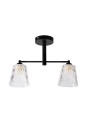 Lampa sufitowa Kair 2xE27 czarny 45 cm