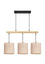 E27 pendant light 3xE27 black 60 cm