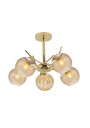 Lunore ceiling light 5xE27 gold 54 cm