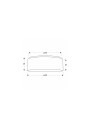 Salut ceiling light 1xE27 beige 40 cm