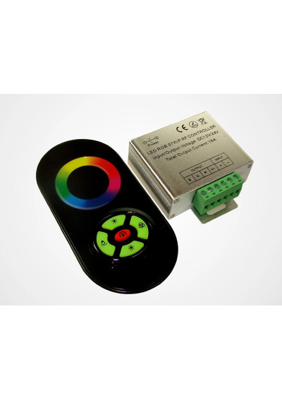BOWI 010877 — sterownik RGB z czarnym pilotem