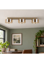 Glossy GX53 x3 beige amber-glass light fitting – example interior 2