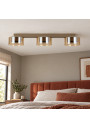 Glossy GX53 x3 beige amber-glass light fitting – example interior 3