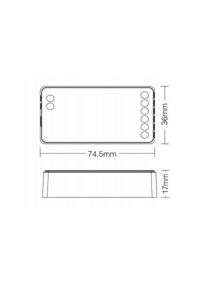 MiBoxer FUT035S – LED controller 2.4 GHz RF