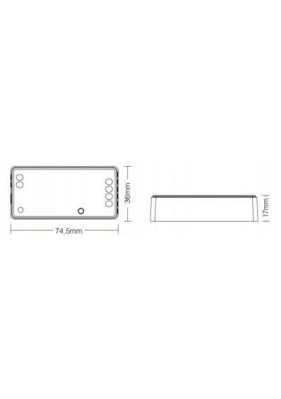 MiBoxer FUT039S – RGB+CCT LED controller 2.4 GHz RF