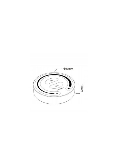 MiBoxer FUT087 – LED remote 2.4 GHz RF