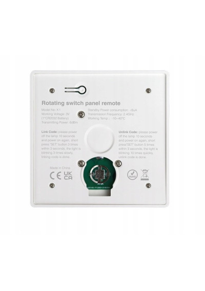 MiBoxer K1 – panel sterowania LED RF 2,4 GHz