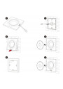 MiBoxer K2-W – LED remote 2.4 GHz RF