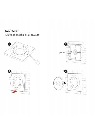 MiBoxer K2-B – LED remote 2.4 GHz RF