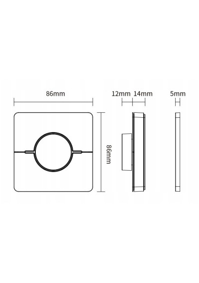 MiBoxer K0-B – CCT rotary LED remote 2.4 GHz RF