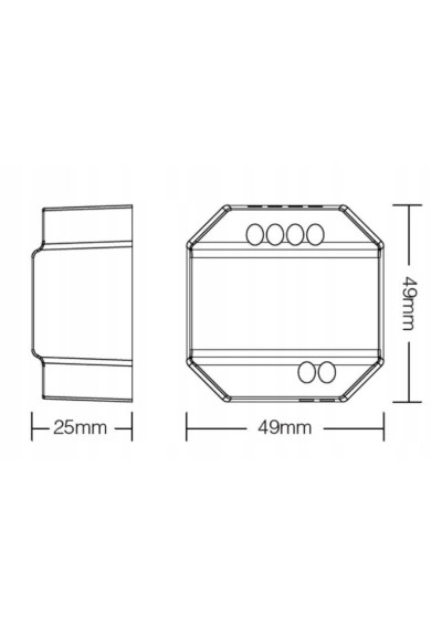 MiBoxer PUSH1 – RGB+CCT LED control interface 2.4 GHz RF