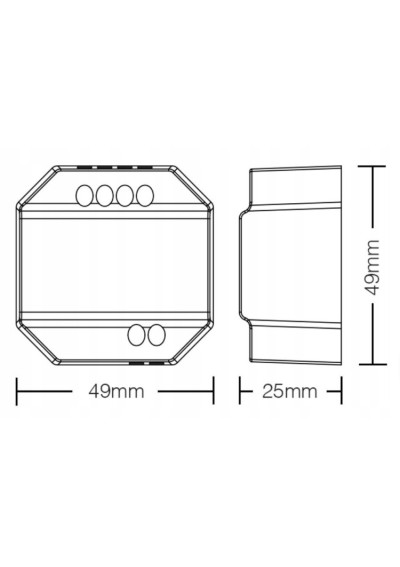 MiBoxer PUSH1-3 – LED control interface 2.4 GHz RF