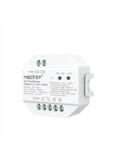 MiBoxer TRI-C1ZR – TRIAC dimmer Zigbee 3.0