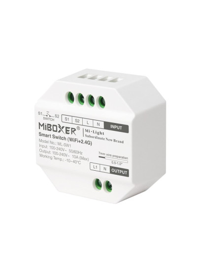MiBoxer WL-SW1 – Wi-Fi and 2.4 GHz RF load switch