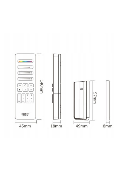 MiBoxer C10-B – LED remote 2.4 GHz RF