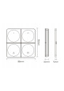 MiBoxer K4-W – LED control panel 2.4 GHz RF