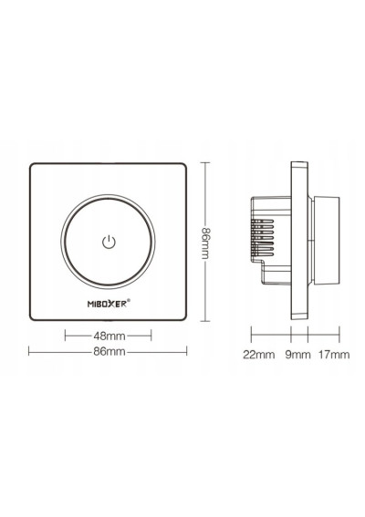 MiBoxer TRI-K1ZR – TRIAC dimmer Zigbee 3.0
