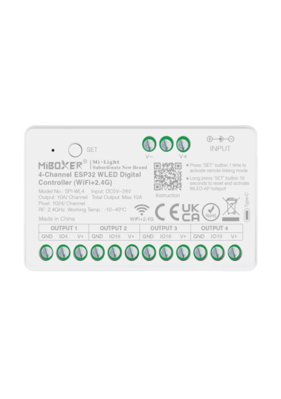 MiBoxer SPI-WL4 – LED controller Wi-Fi and 2.4 GHz RF