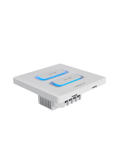 MiBoxer ESZ2-W Inteligentny przełącznik 2-GANG Zigbee 3.0 + 2.4GHz Biały
