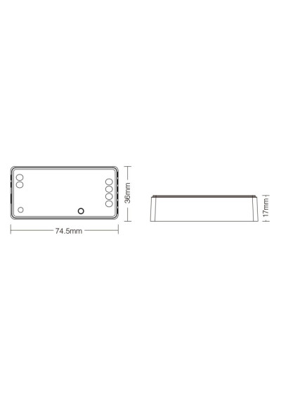 MiBoxer FUT037S – RGB LED controller 2.4 GHz RF