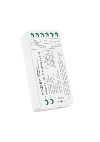 MiBoxer LC2-WR – 2 in 1 LED controller Wi-Fi and 2.4 GHz RF