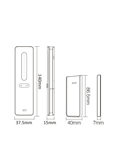 MiBoxer C3P – LED remote 2.4 GHz RF