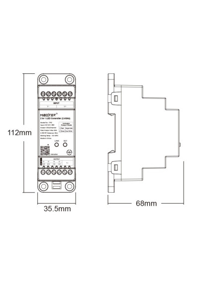 MiBoxer TR2 – 2 in 1 LED controller 2.4 GHz RF